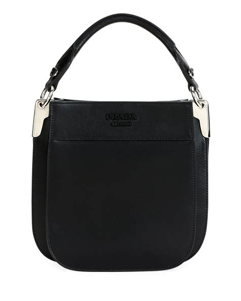 prada margit|Margit draagtassen leder Prada geel in Leer .